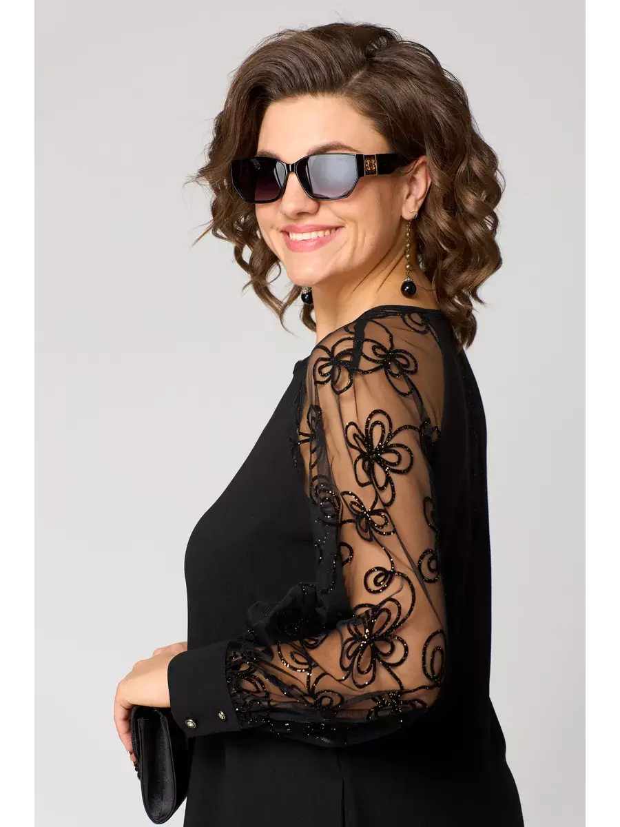 Elsie - Elegant Sheer Midi Dress