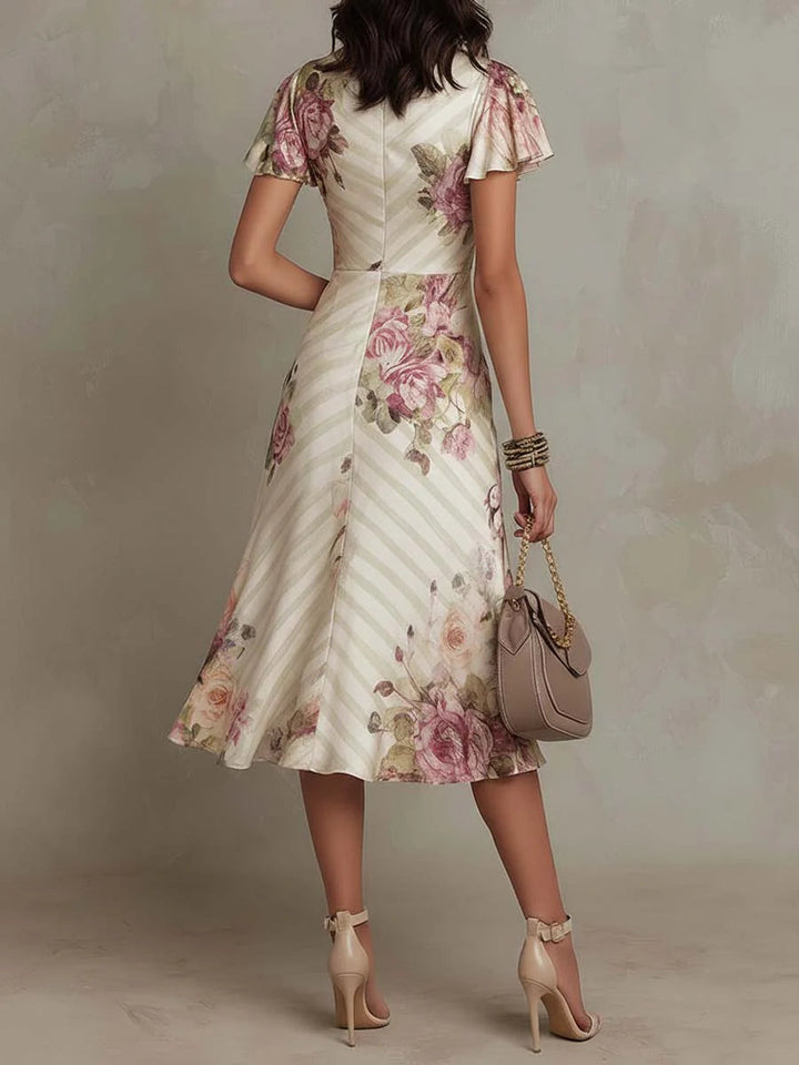 Marissa - Flowing Satin Dress