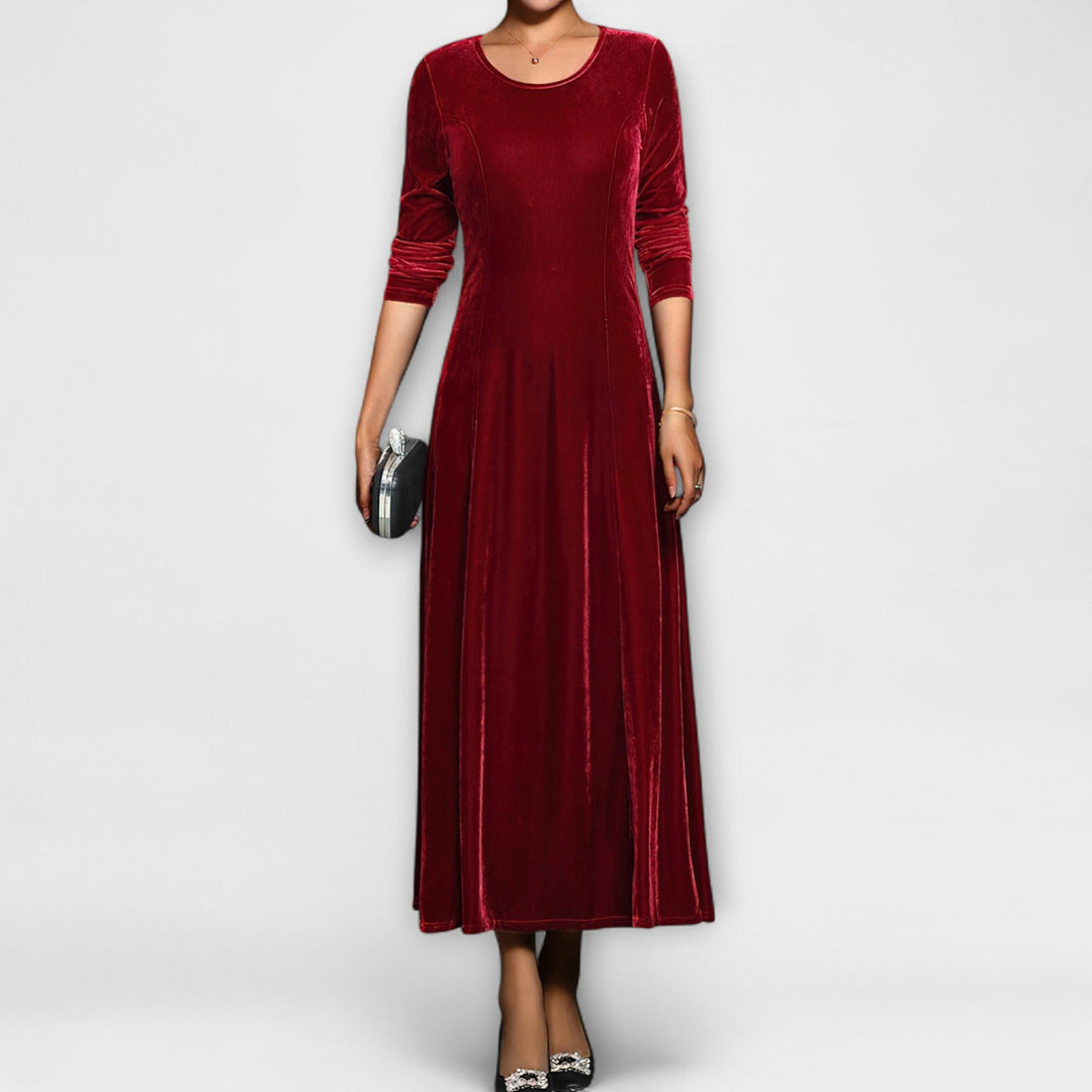 Polly - Luxurious Velvet Maxi Dress