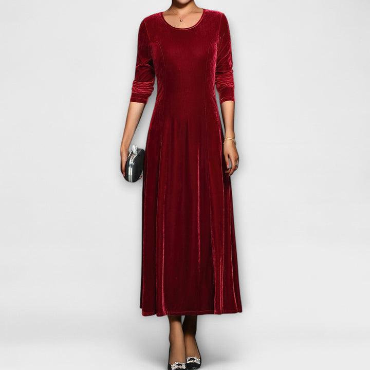Polly - Luxurious Velvet Maxi Dress