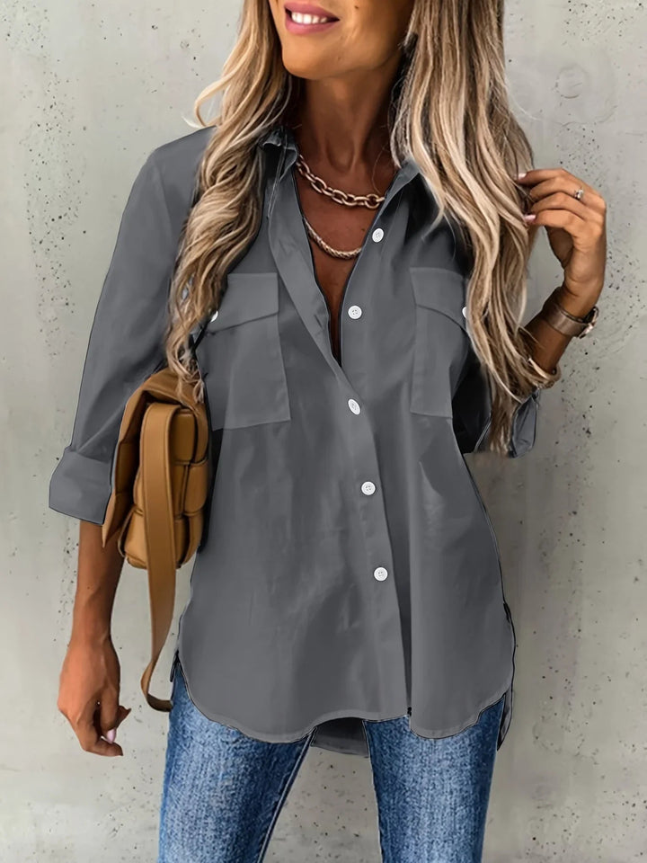 Hallie - Soft Draped Blouse