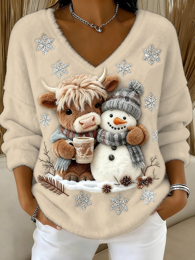 Plush Velvet Sweater