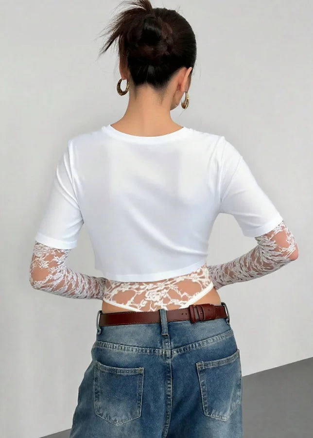 Natasha - Elegant Lace Blouse