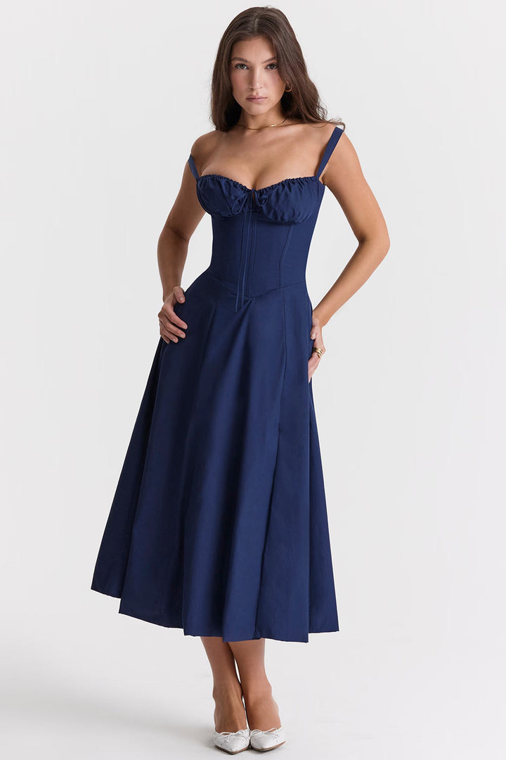 Daphne - Silky Midi Dress