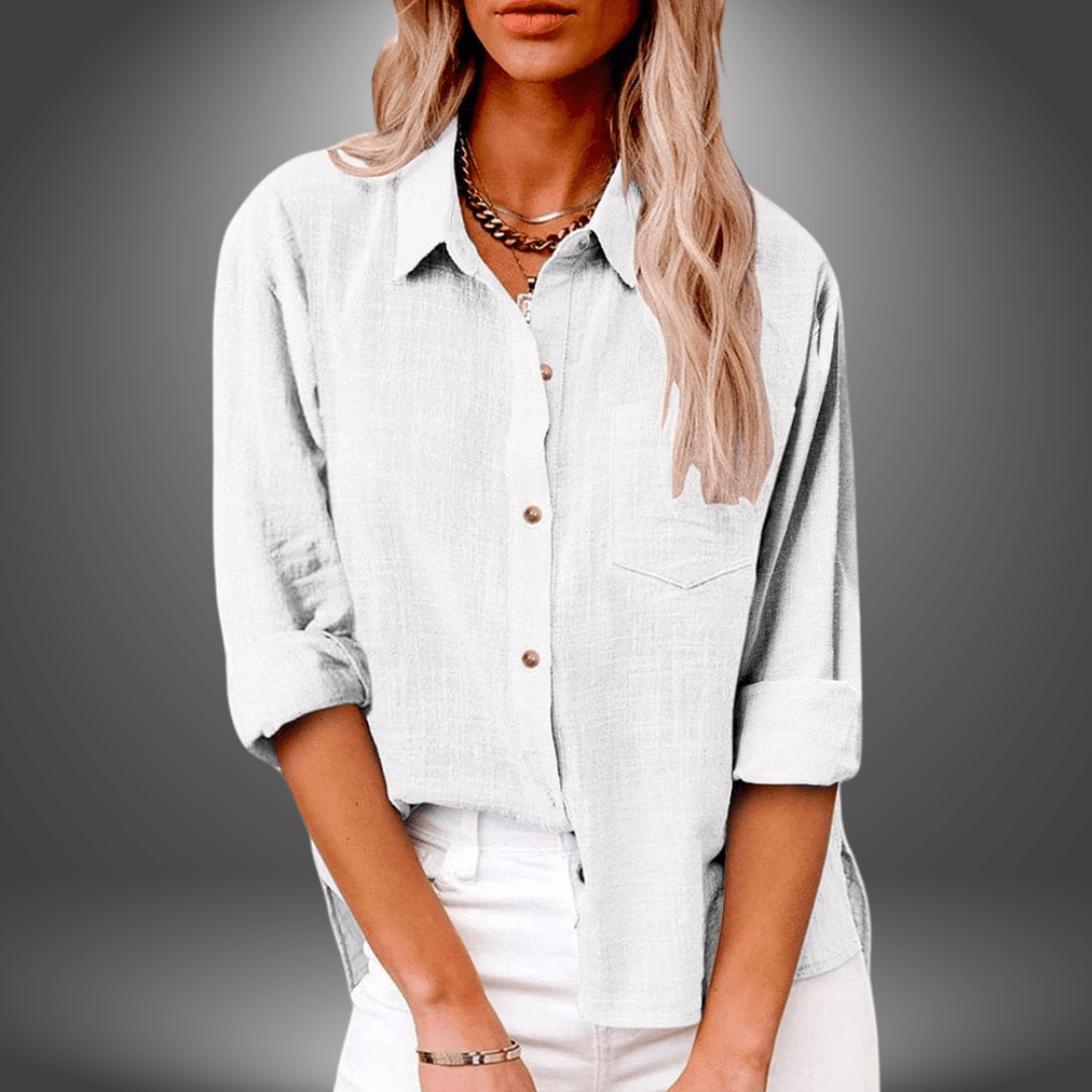 Monica - Soft Linen Blouse