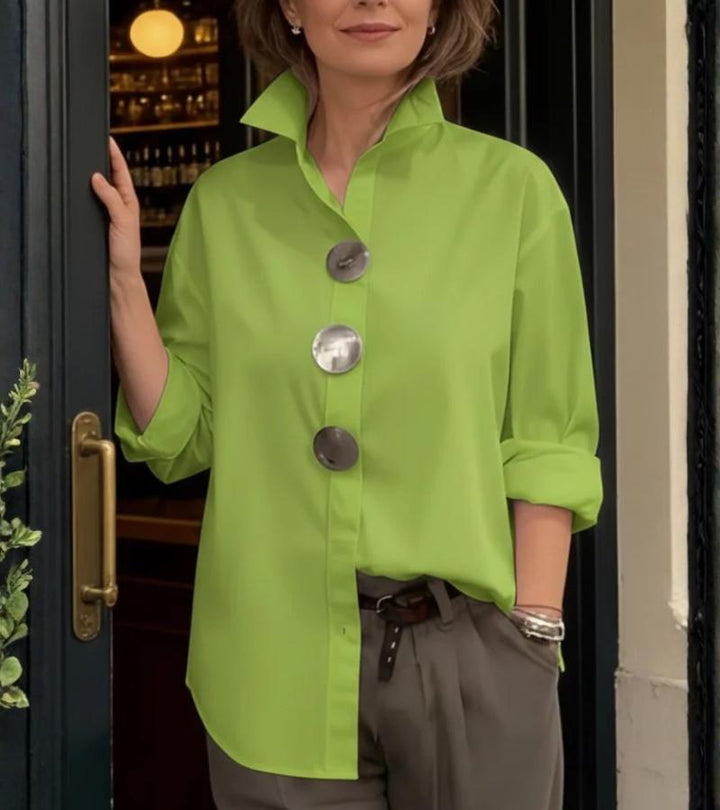 Catherine - Chic Linen Blouse