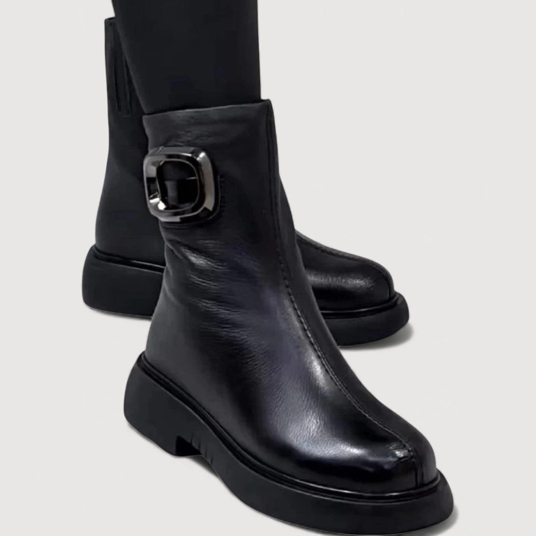 Kaitlyn - Elegant Glossy Boots