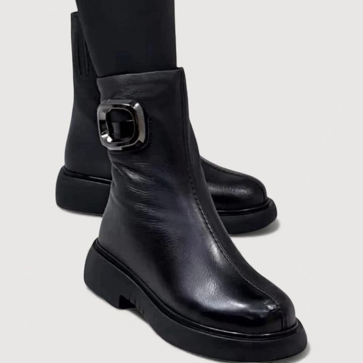 Kaitlyn - Elegant Glossy Boots