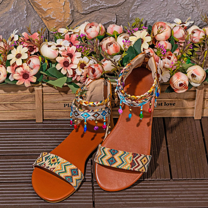 Marissa - Playful Flat Sandals