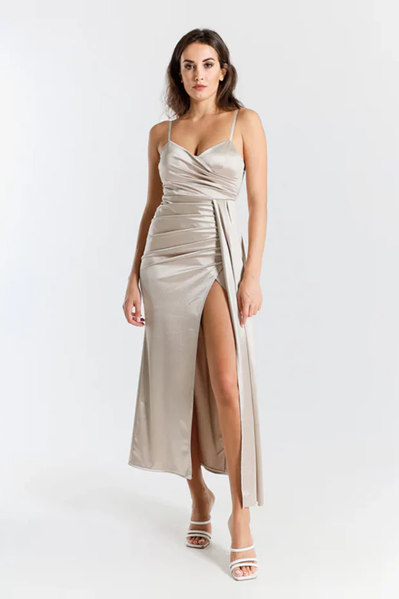 Gwendolyn - Silky Satin Dress