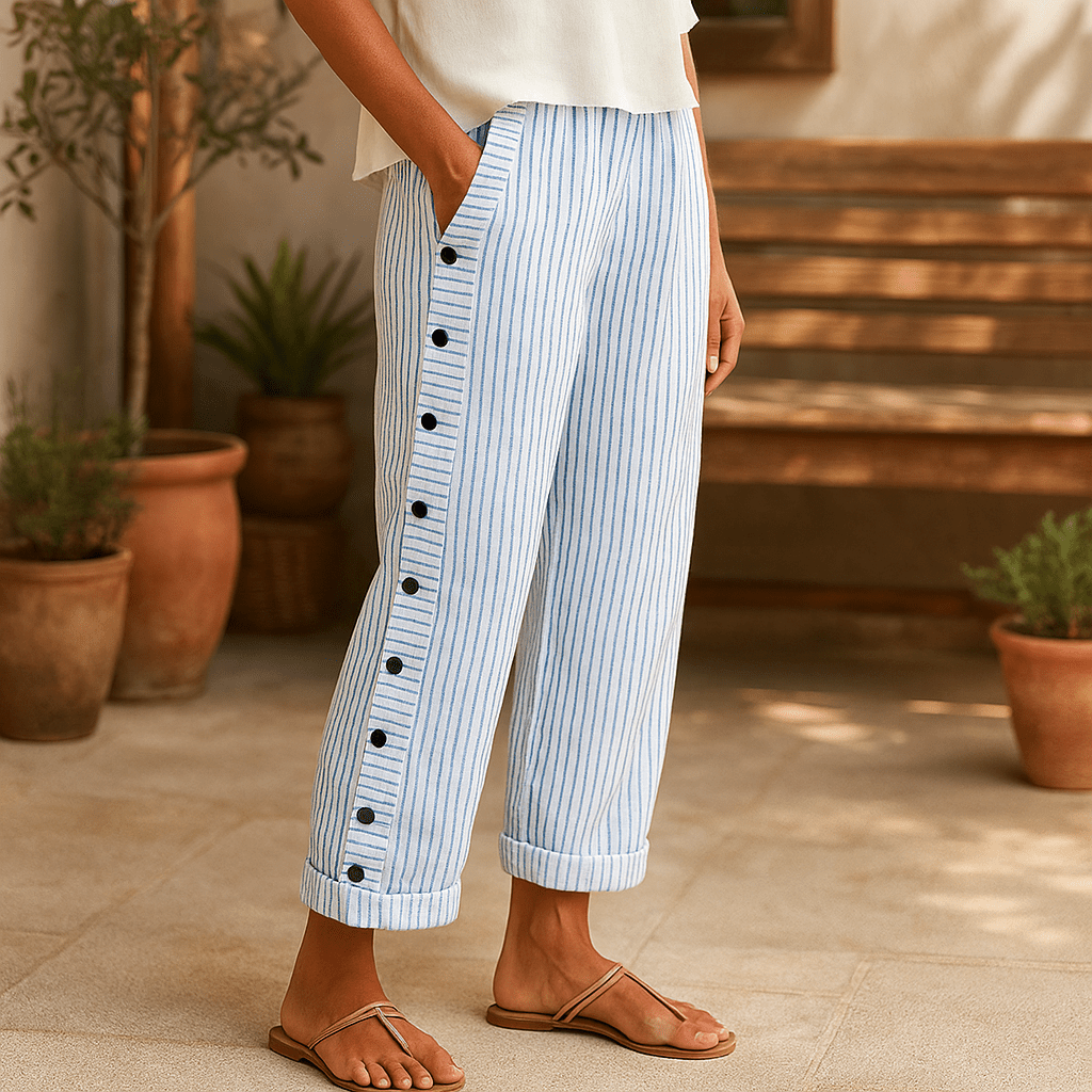 Nicolette - Elegant Linen Pants