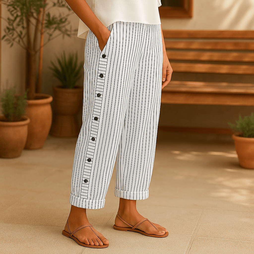 Nicolette - Elegant Linen Pants