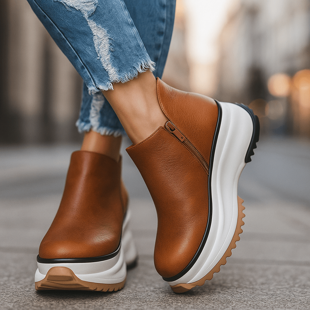 Molly - Sturdy Leather Boots