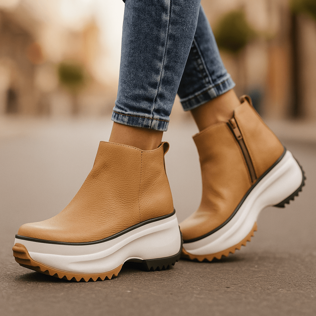 Molly - Sturdy Leather Boots