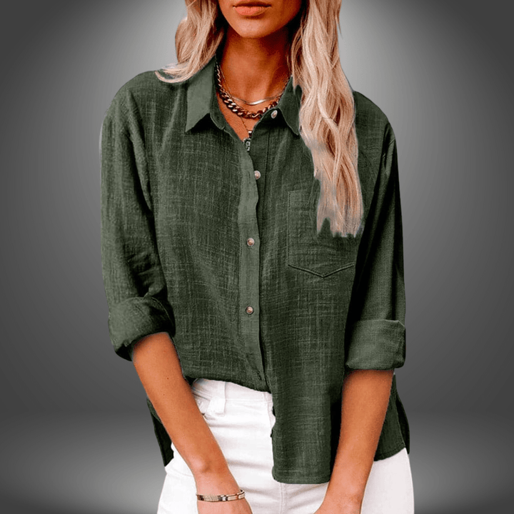 Monica - Soft Linen Blouse