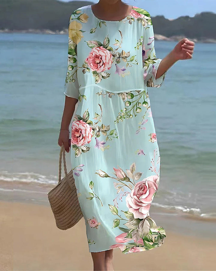 Airy Floral Dress