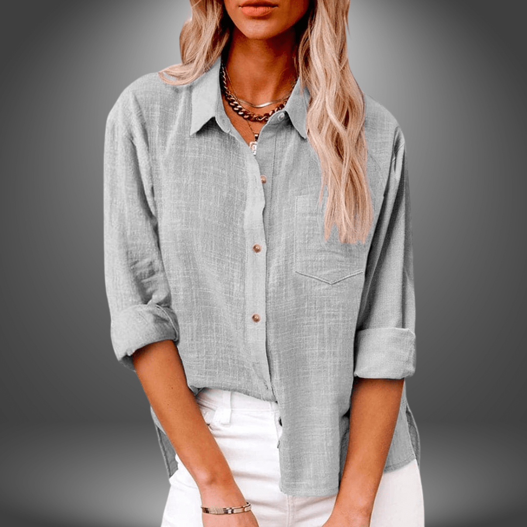 Monica - Soft Linen Blouse