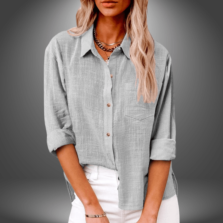 Monica - Soft Linen Blouse
