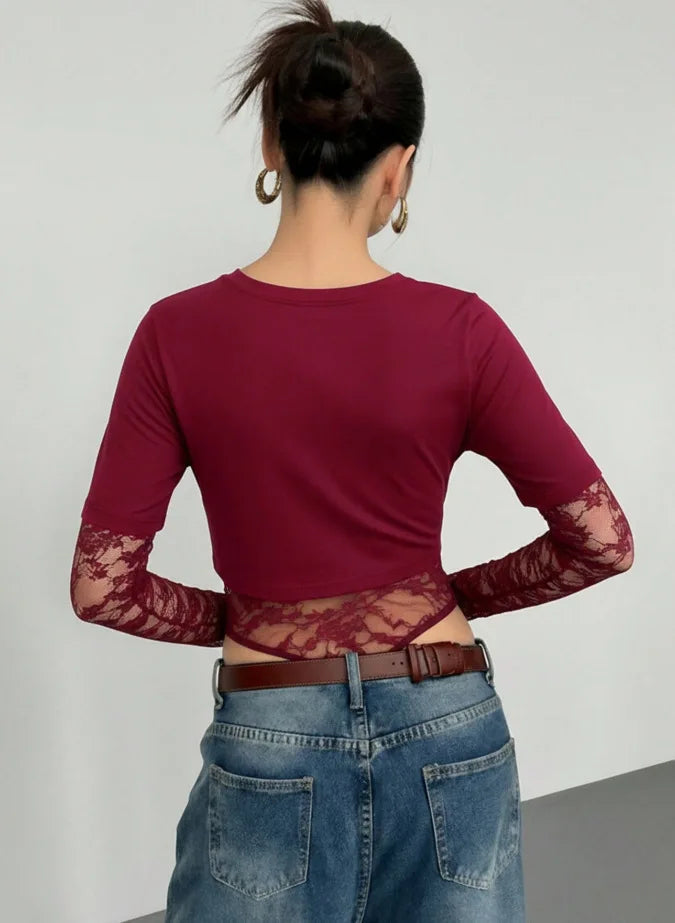 Natasha - Elegant Lace Blouse