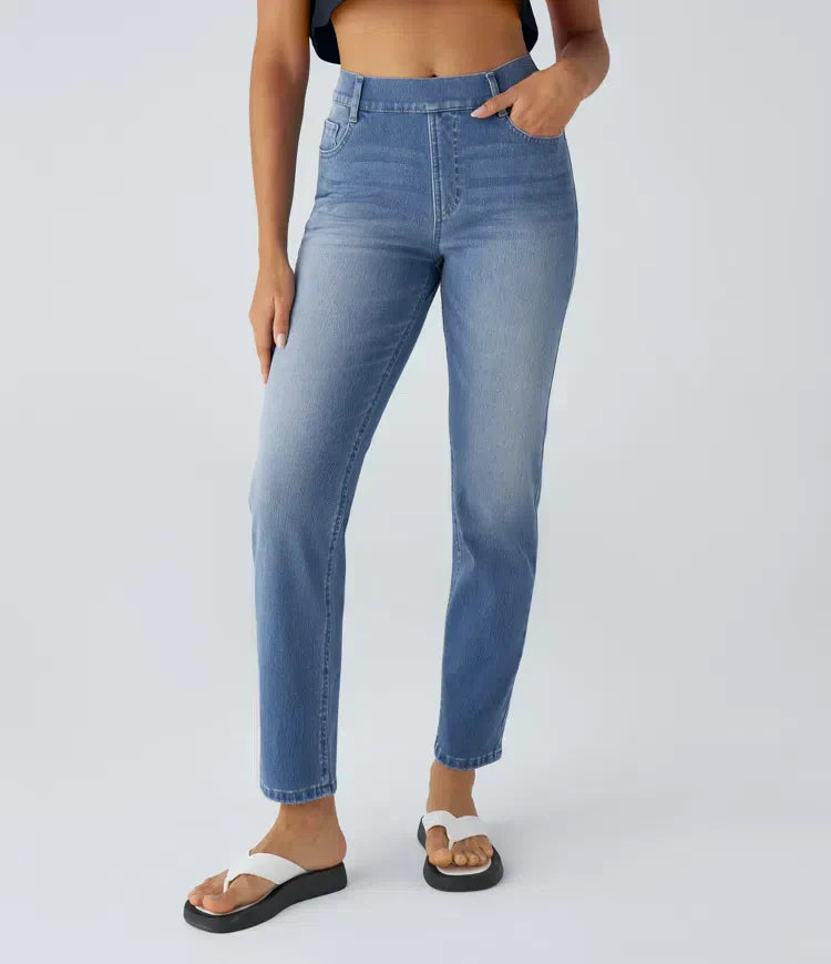 Fiona - Soft Denim Pants