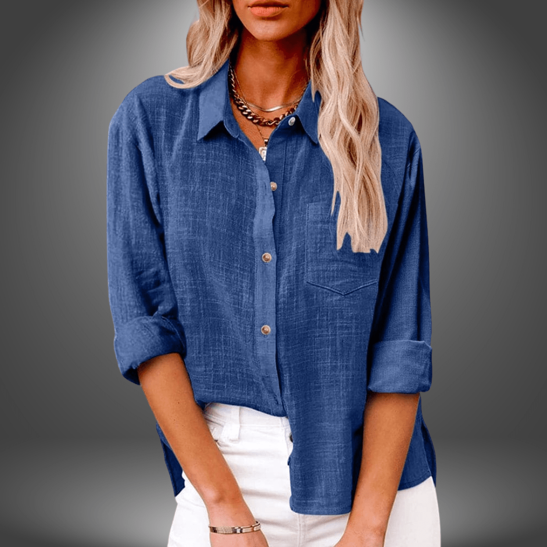 Monica - Soft Linen Blouse