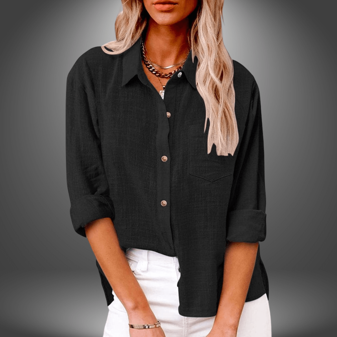 Monica - Soft Linen Blouse