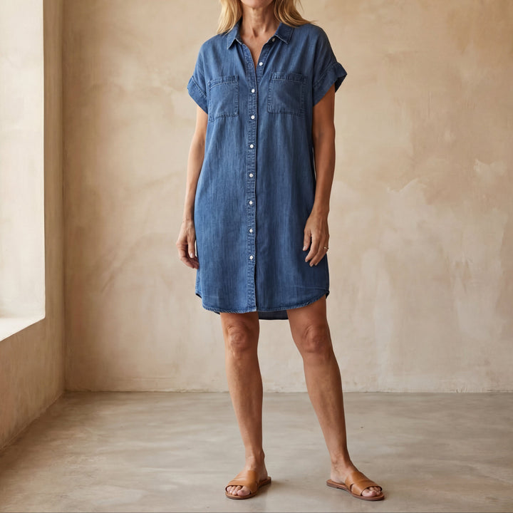 Yuri - Cozy Denim Dress