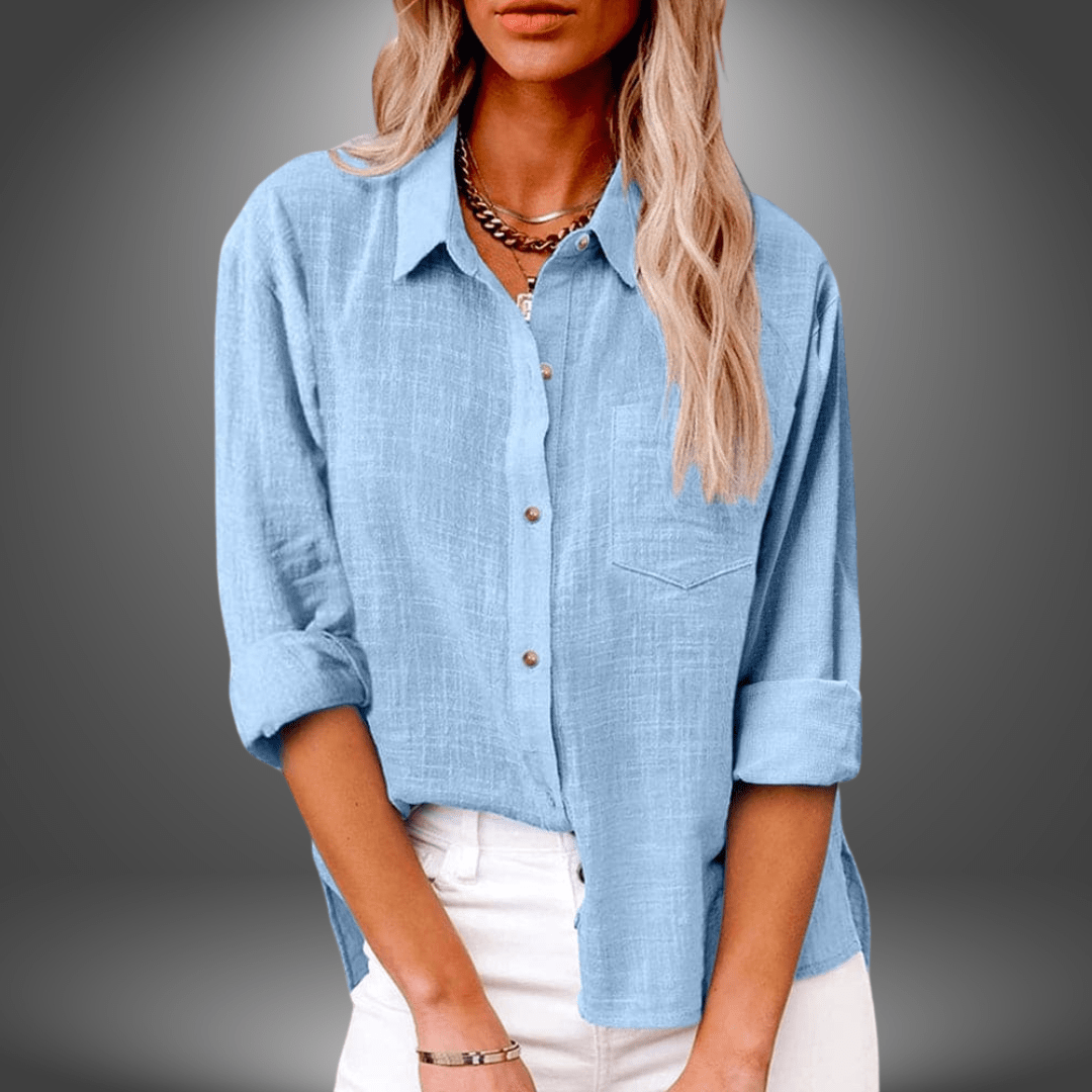 Monica - Soft Linen Blouse