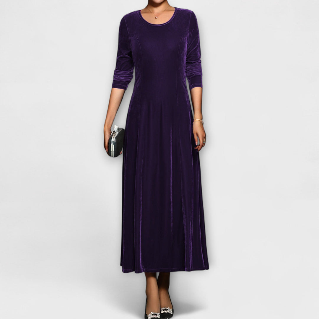 Polly - Luxurious Velvet Maxi Dress