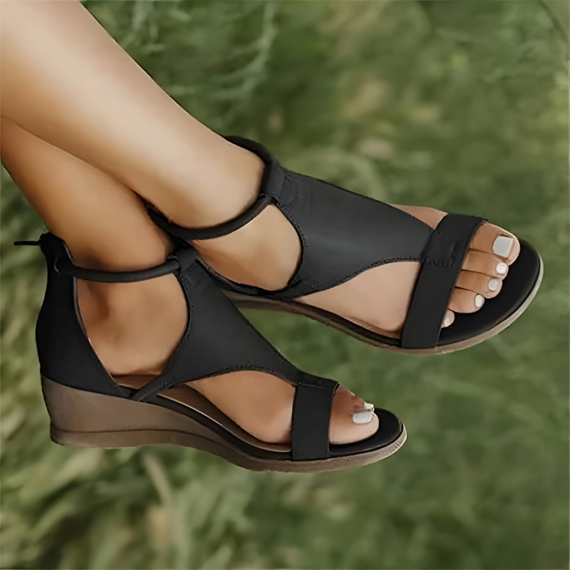 Thalia - Sleek Wedge Sandal