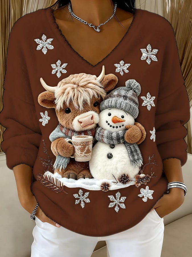 Plush Velvet Sweater