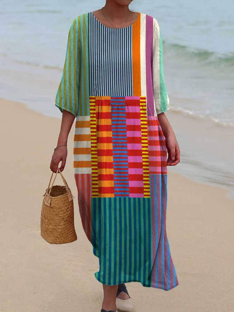 Breezy Striped Dress