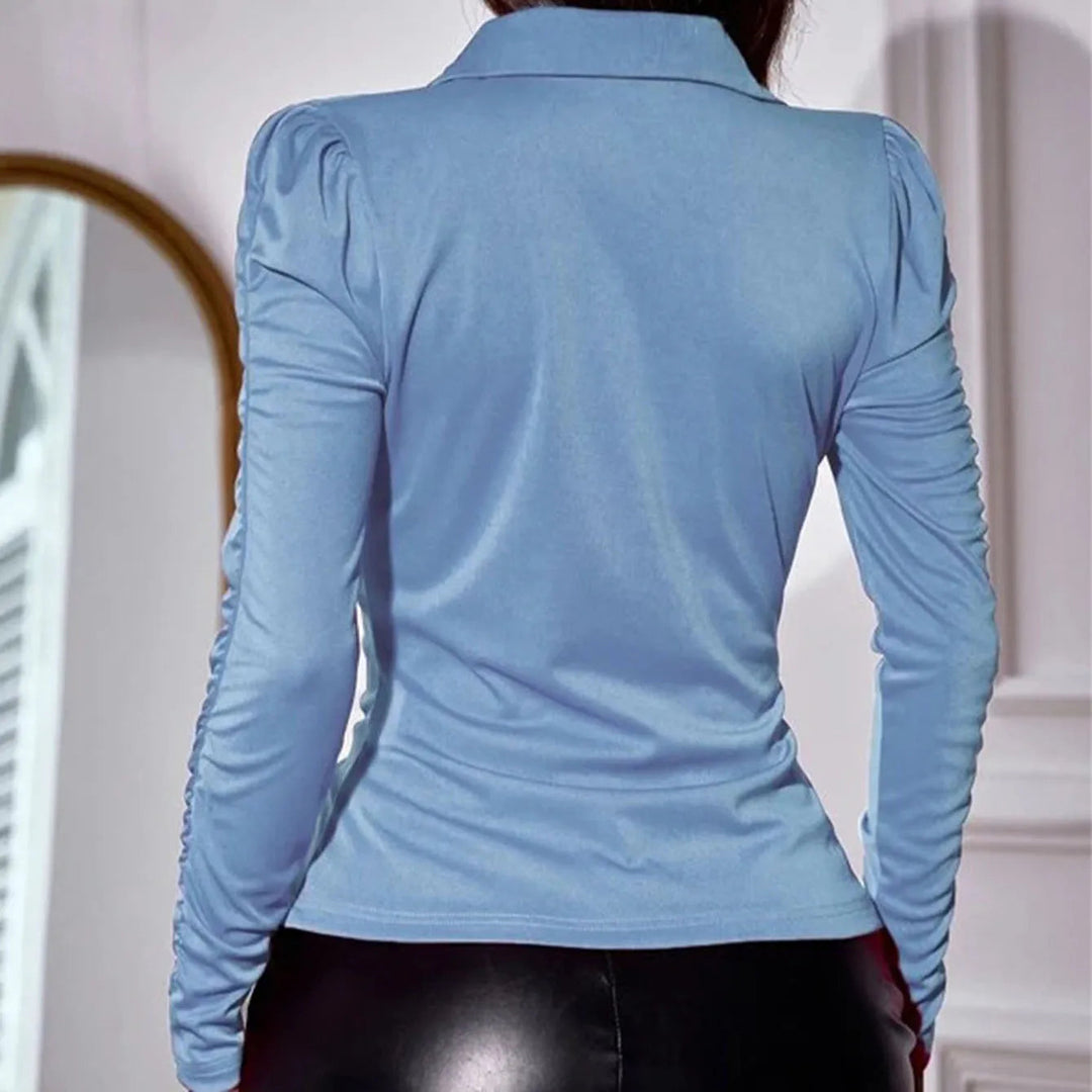 Abigail - Sleek Stretch Blouse