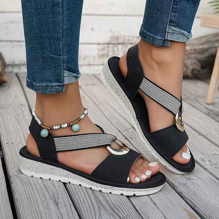 Frances - Soft Olive Sandal
