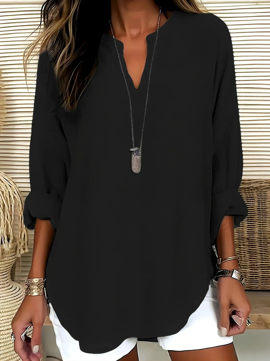 Quilla - Soft Flowing Blouse