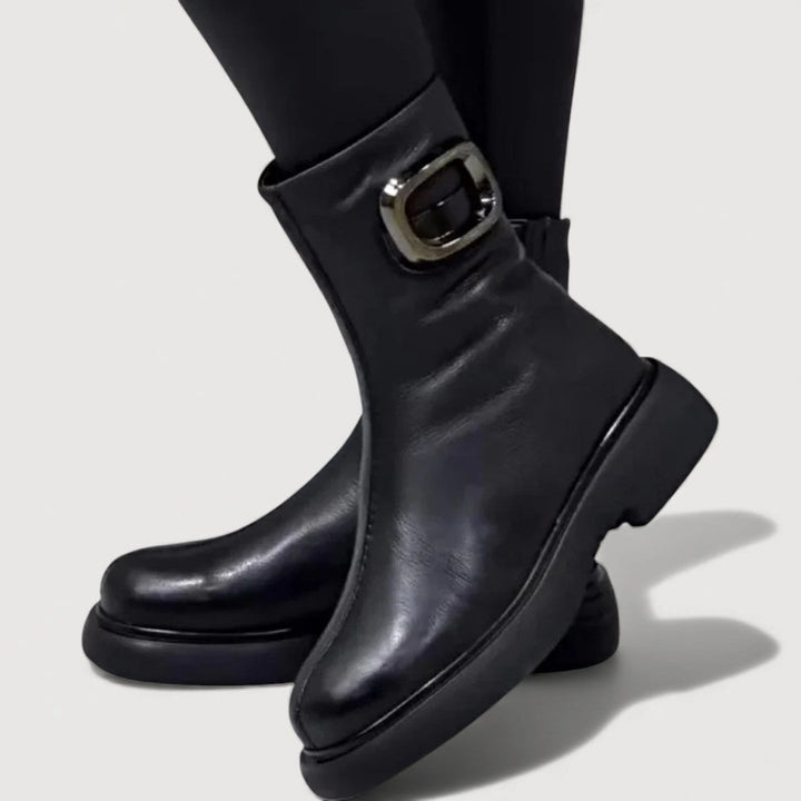 Kaitlyn - Elegant Glossy Boots