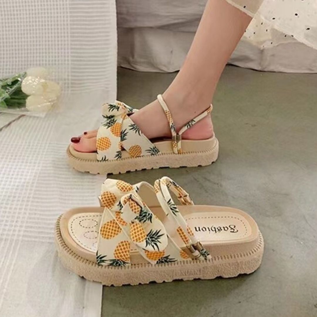 Paisley - Soft Bow Sandals