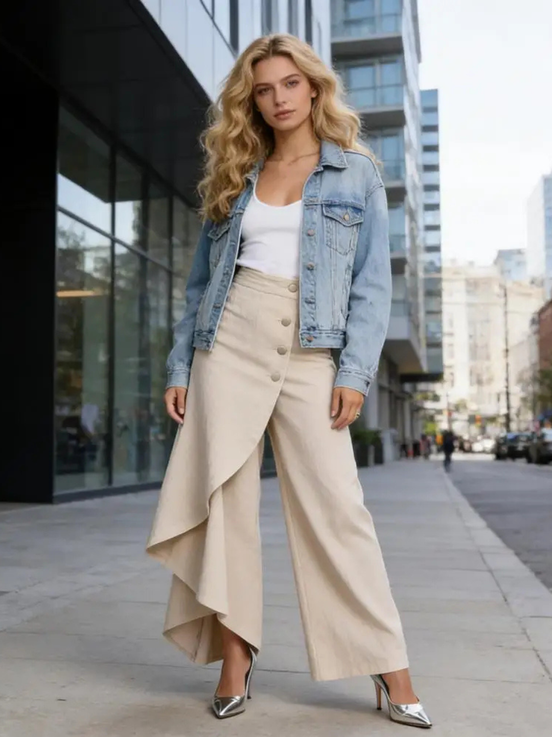 Henrietta - Chic Denim Trousers