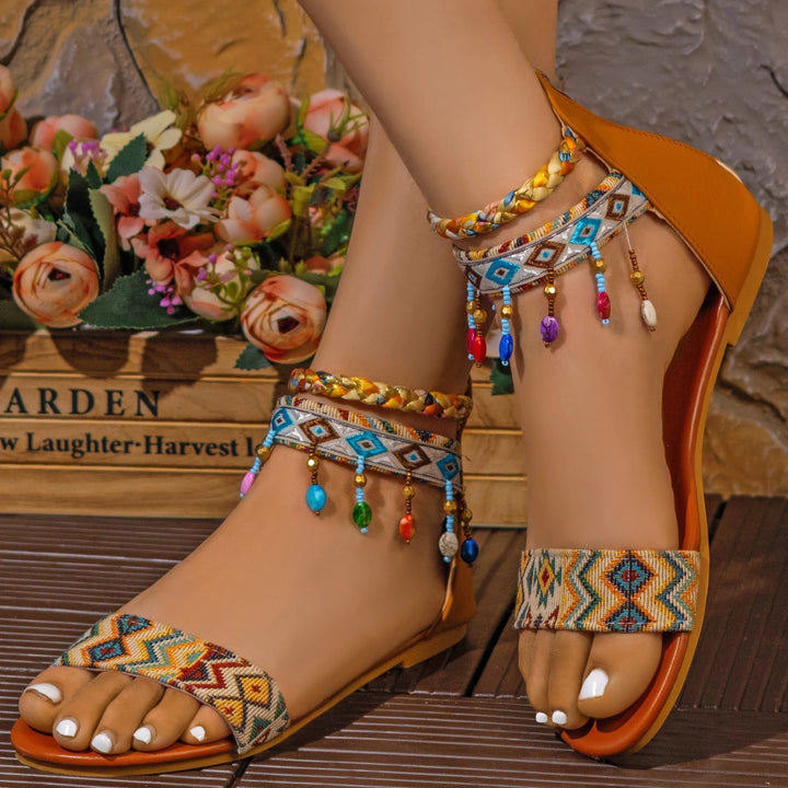 Marissa - Playful Flat Sandals