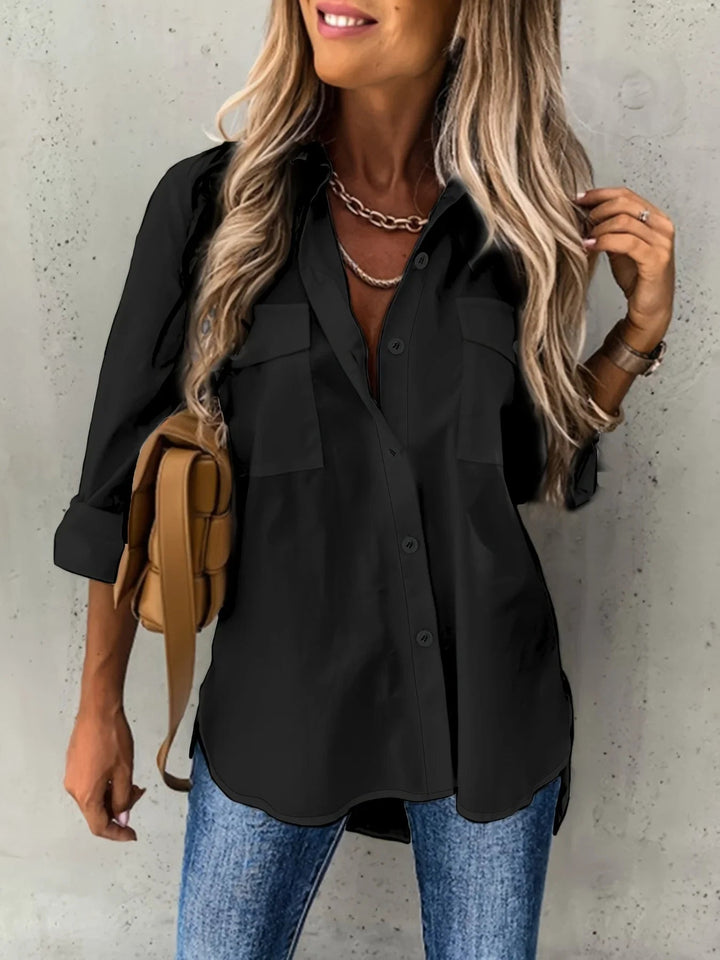 Hallie - Soft Draped Blouse
