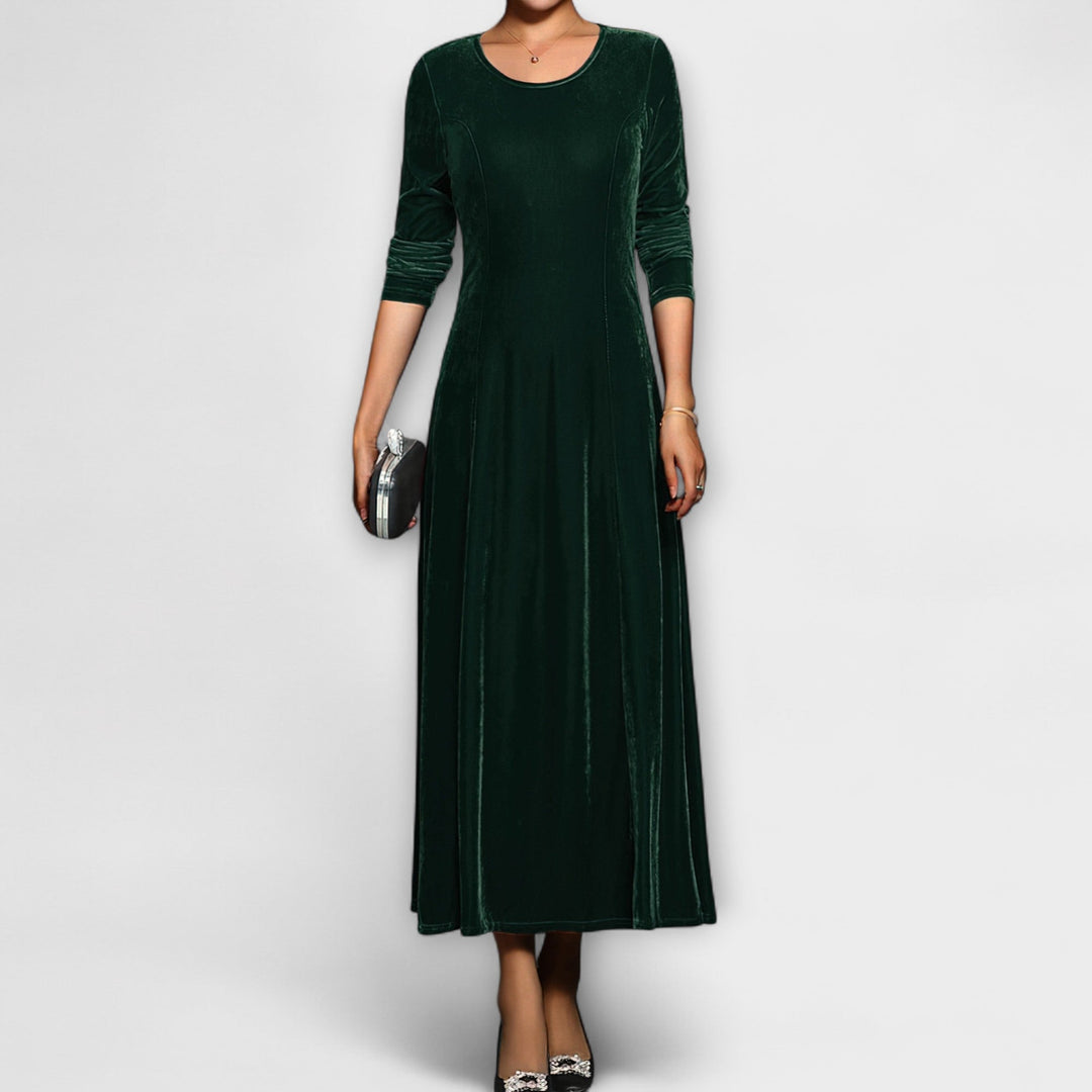 Polly - Luxurious Velvet Maxi Dress