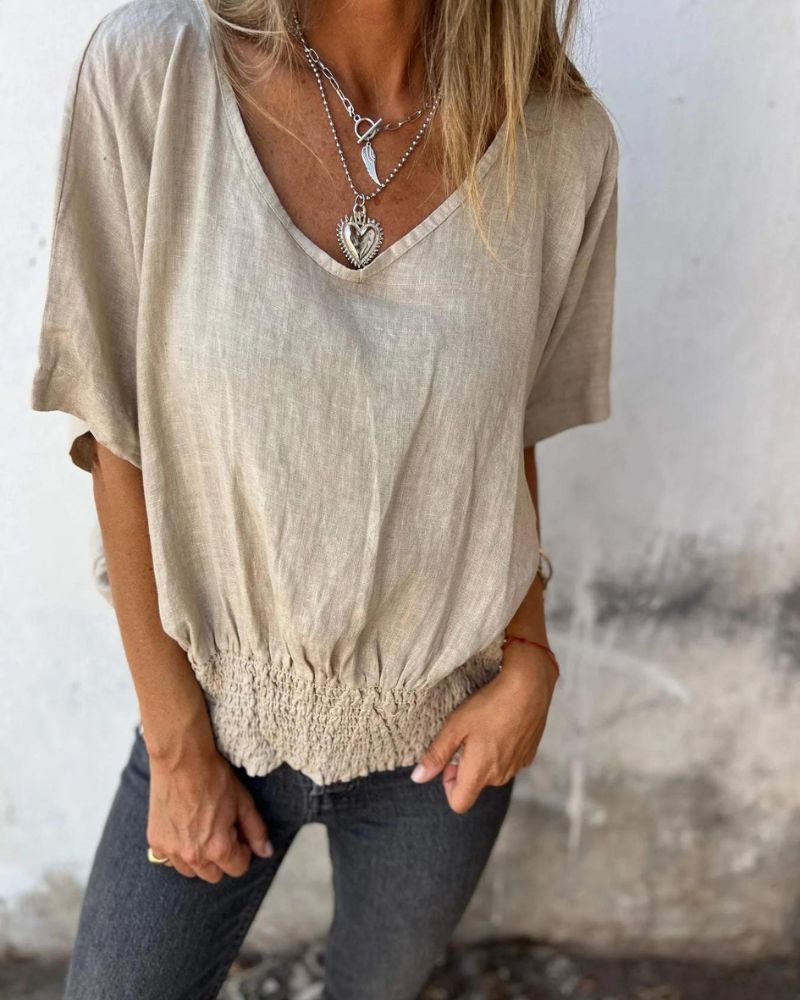 Helena - Breezy Cotton Blouse