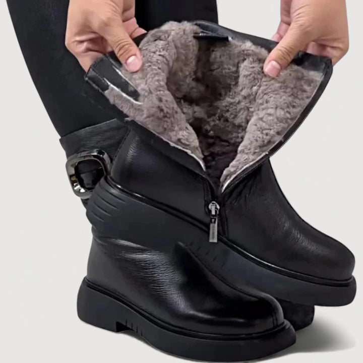 Kaitlyn - Elegant Glossy Boots