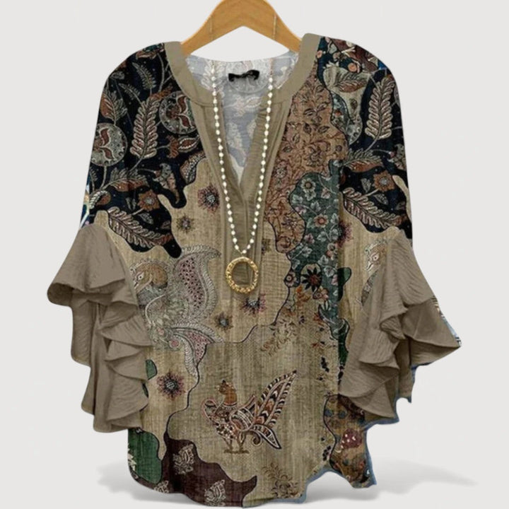 Thalia - Cozy Ruffle Blouse