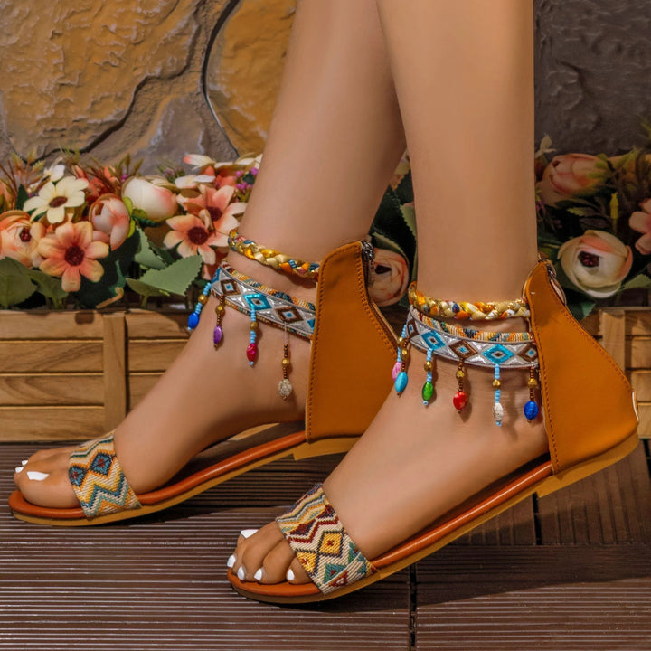 Marissa - Playful Flat Sandals