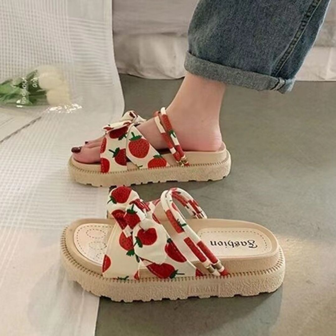 Paisley - Soft Bow Sandals