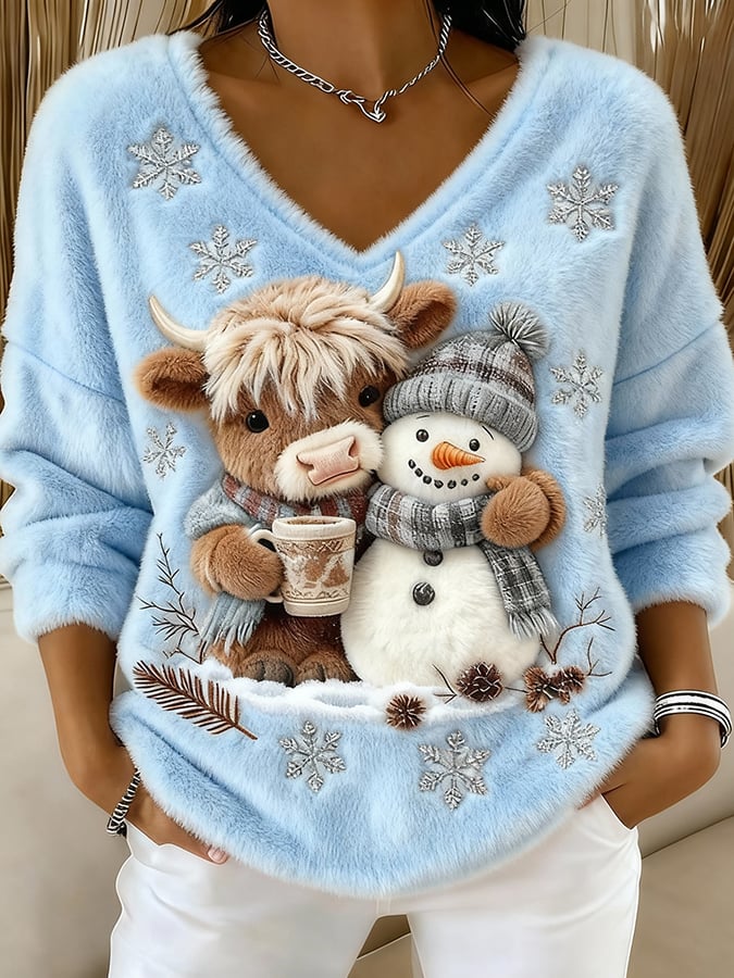 Plush Velvet Sweater