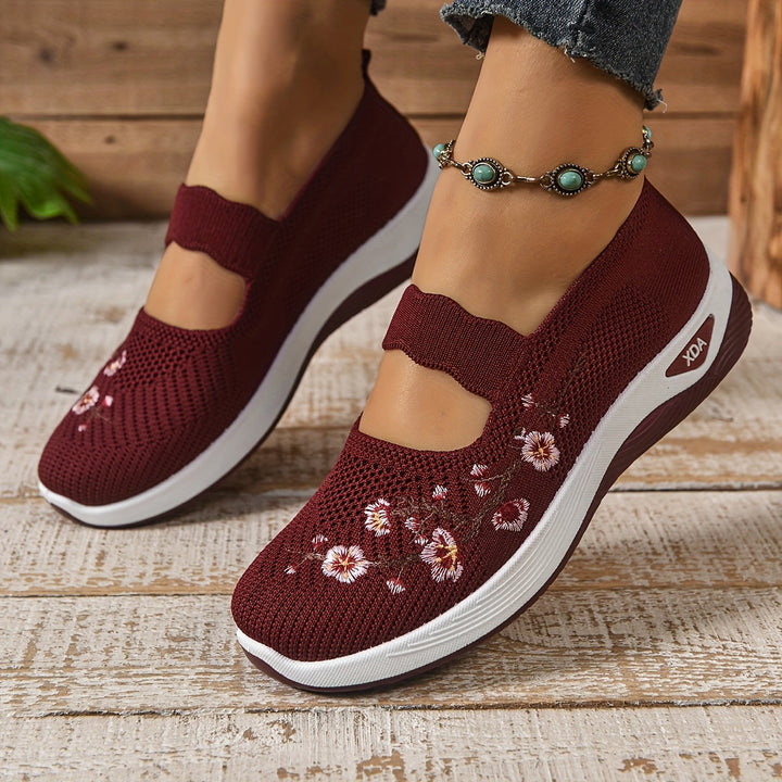 Cozy Floral Sneakers