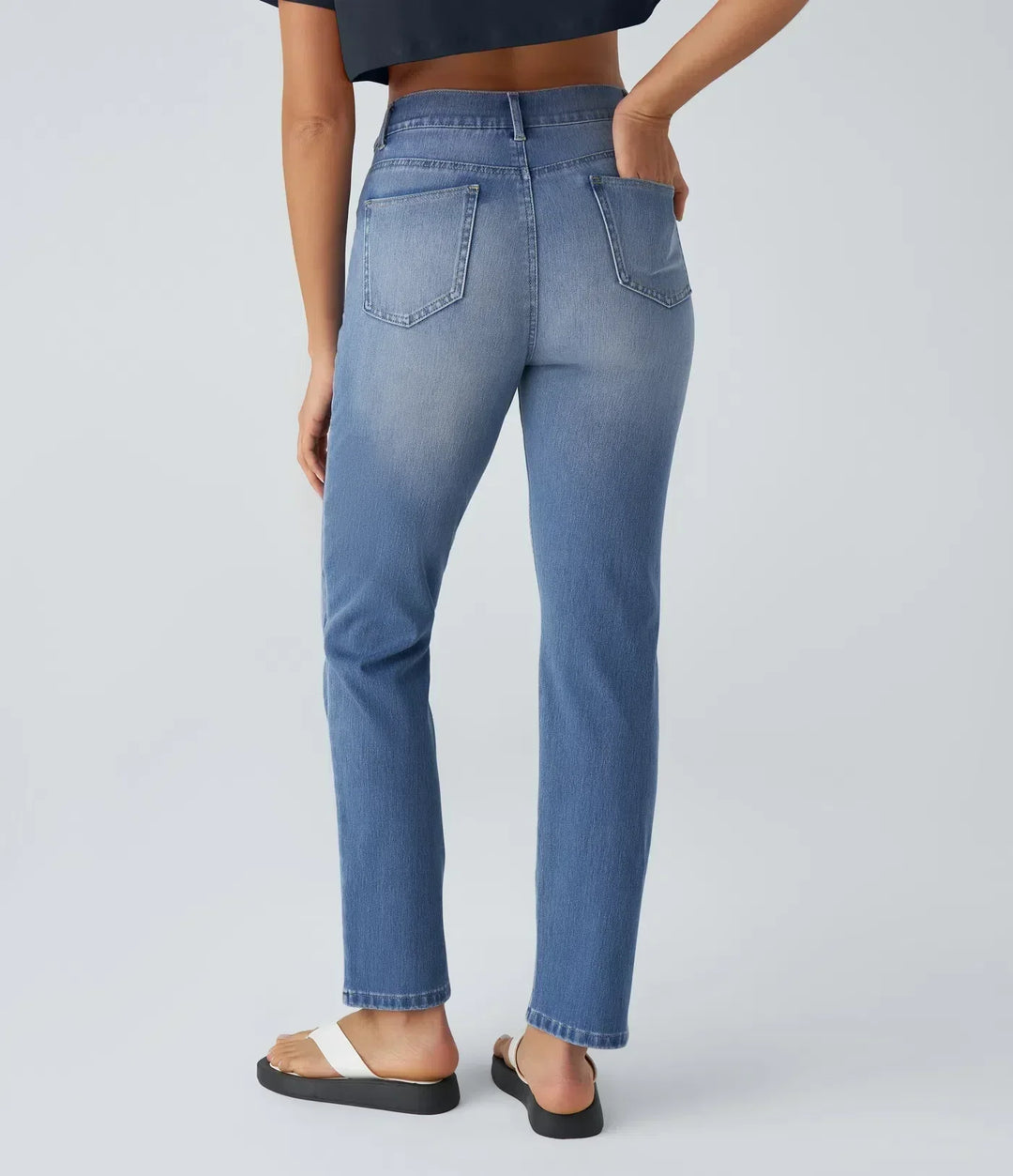 Fiona - Soft Denim Pants