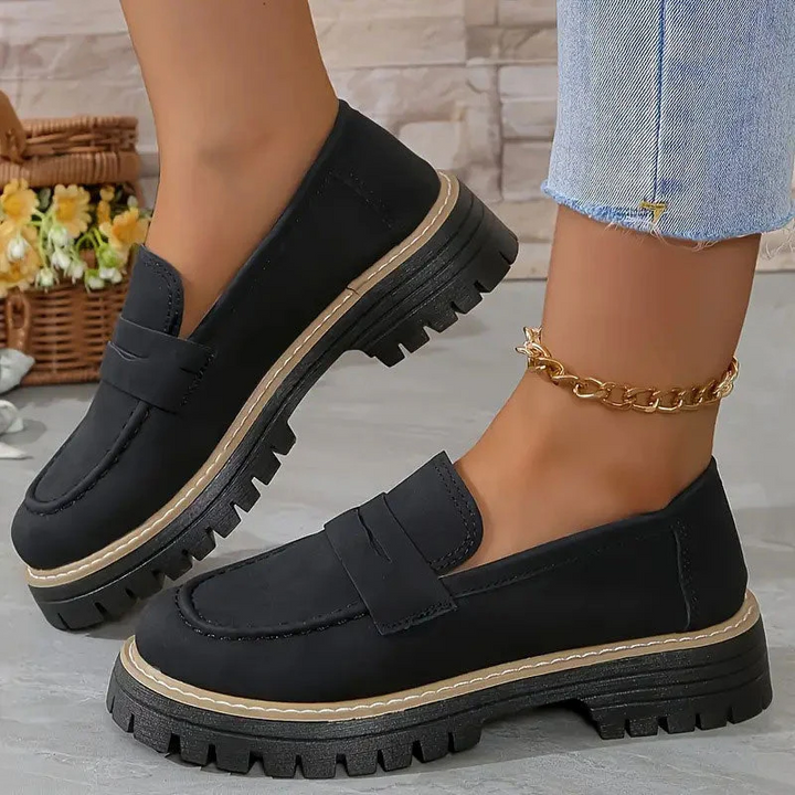 Ursula - Sturdy Leather Loafers